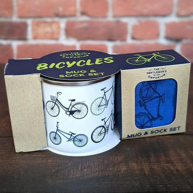 Bicycles Mug and Sock Set Tigerlily Gift Store