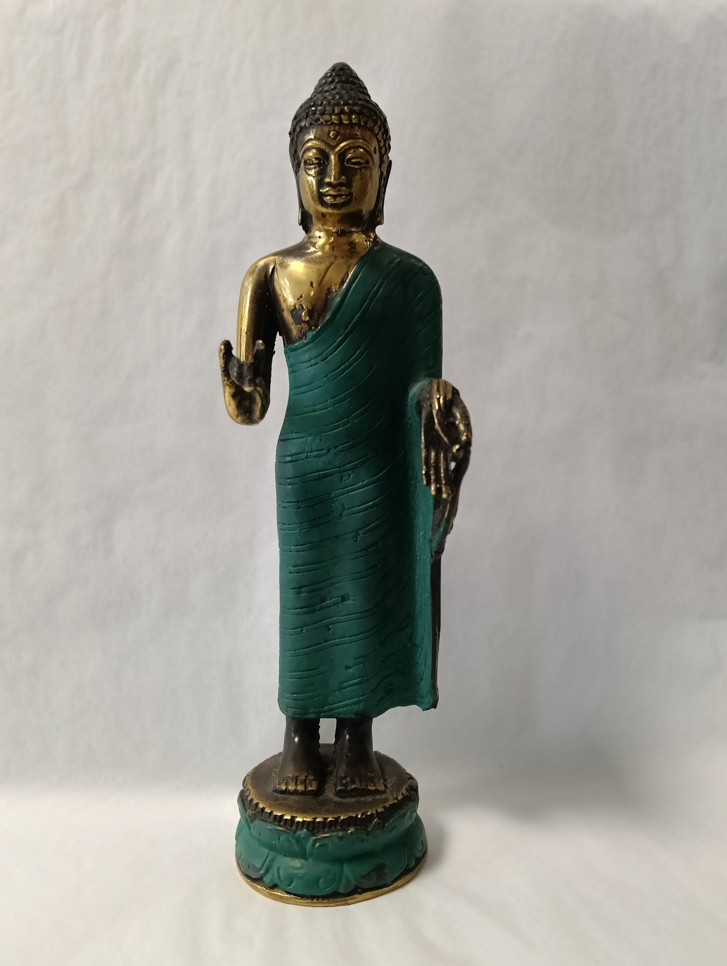 Green Standing Buddha
