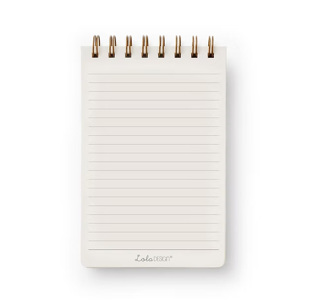 Dahlia Beach Gardening Notepad