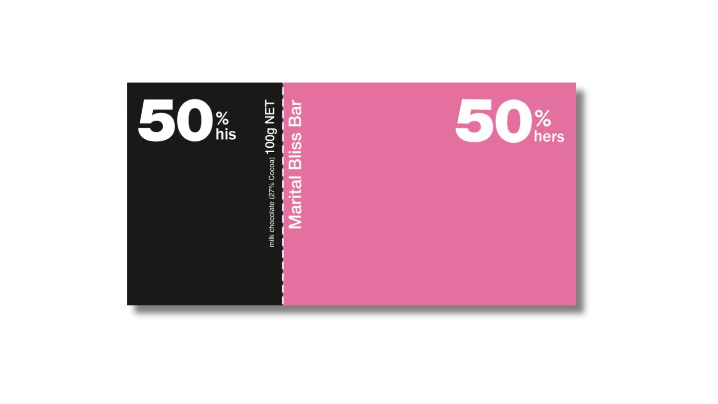 Marital Bliss Milk Chocolate 100g