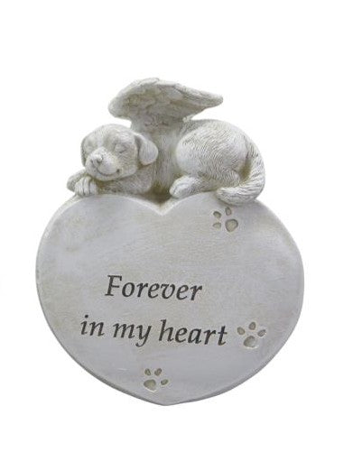 Memorial Cat & Dog On Heart