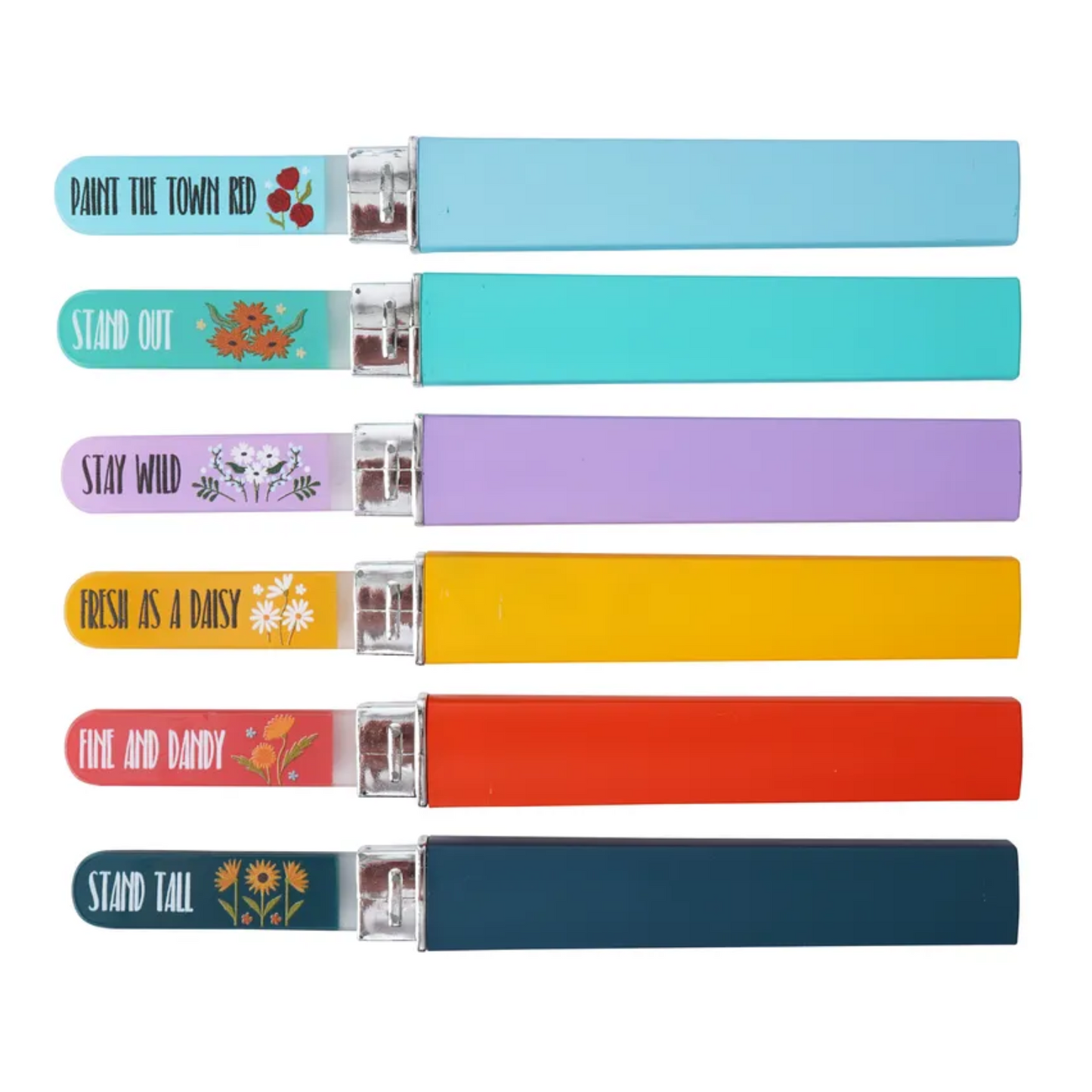 Flower Market glass nail files