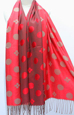 Red Spotty Scarf