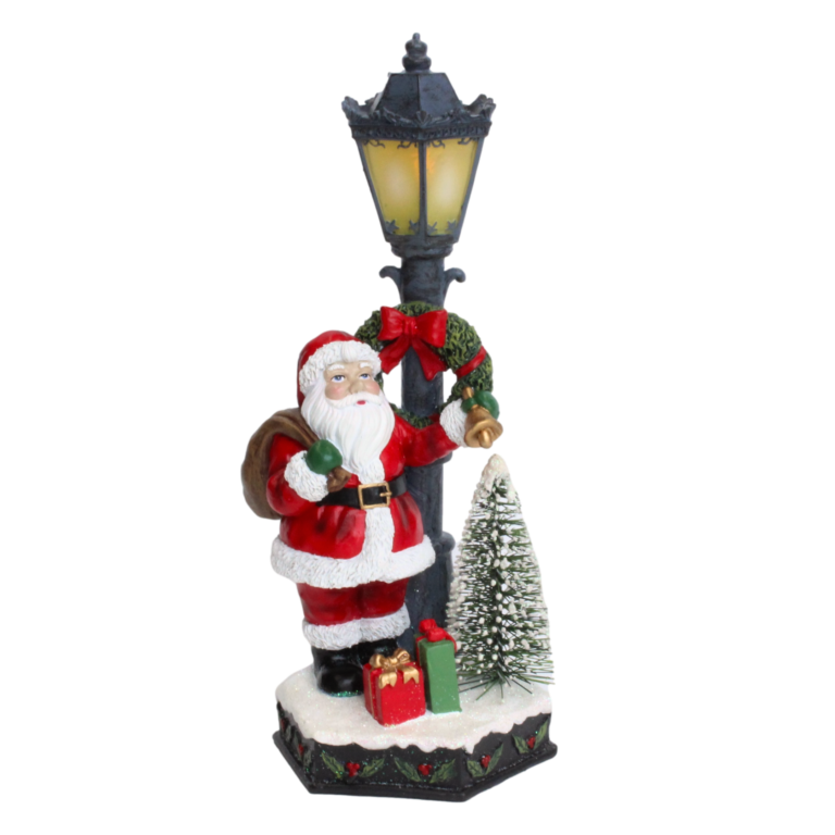 Santa with Street Light