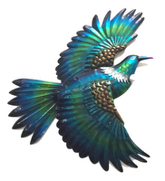 Tui in flight - Metal Wall Hanging