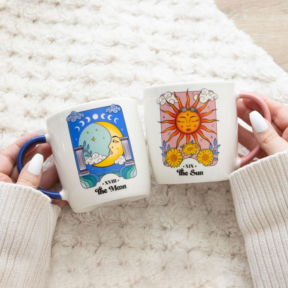 Sun & Moon Celestial Ceramic Mug
