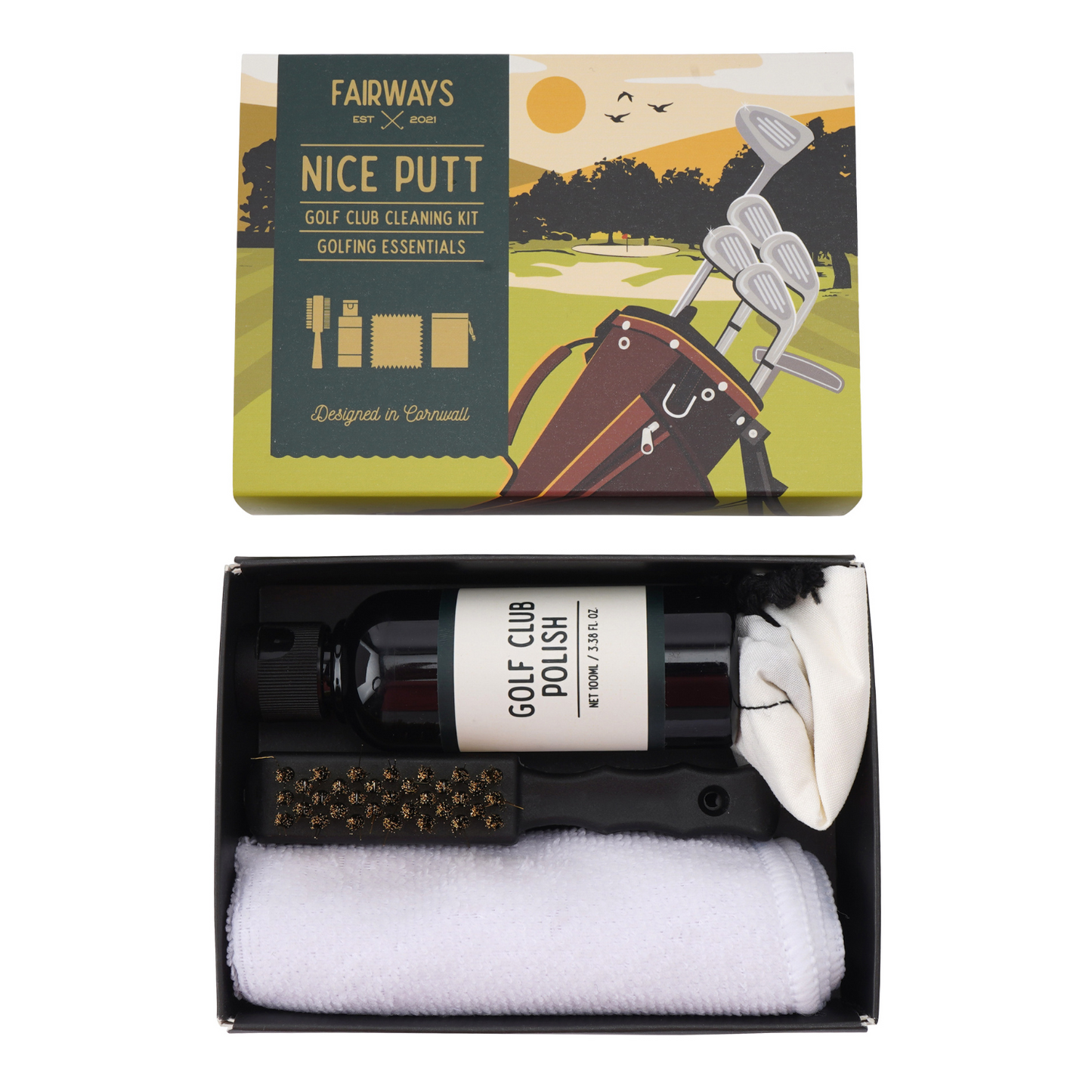 'Nice Putt' golf cleaning kit