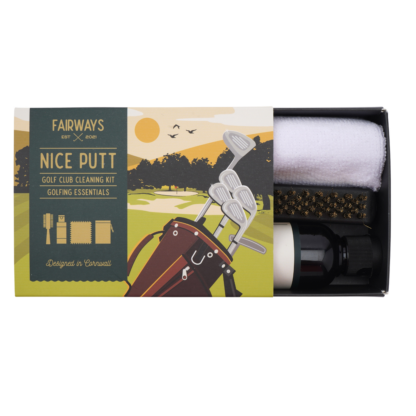 'Nice Putt' golf cleaning kit