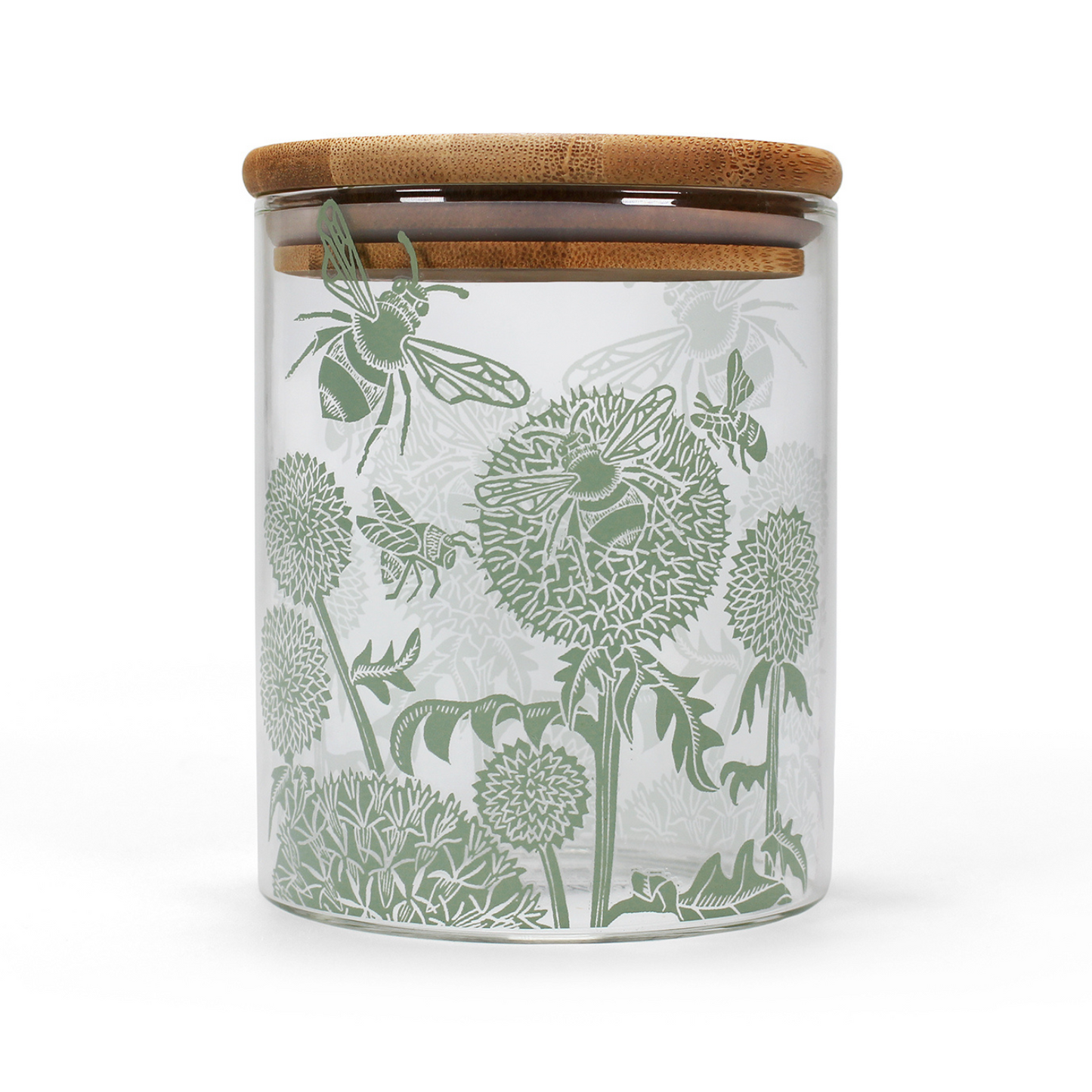Kate Heiss Storage Jar - Woodland Green