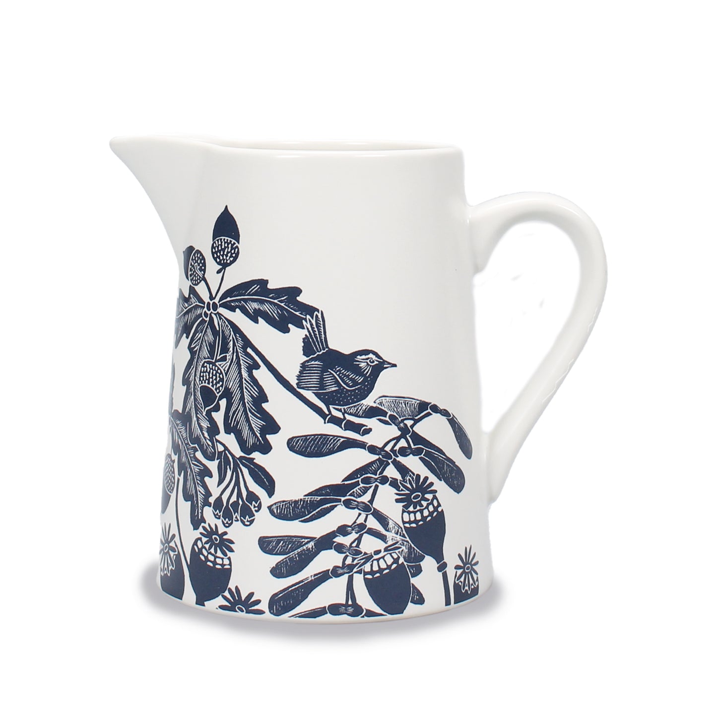 Kate Heiss Jug - Woodland Navy