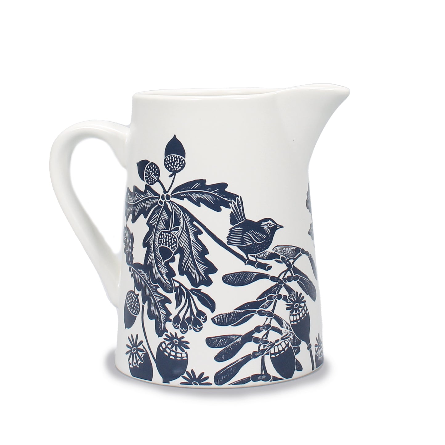 Kate Heiss Jug - Woodland Navy
