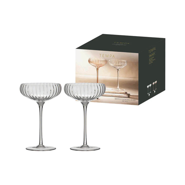 Sienna Clear 4pk Cocktail Glass