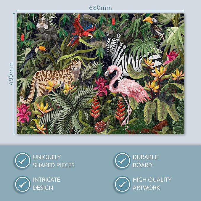 In The Jungle - 1000 Piece Puzzle