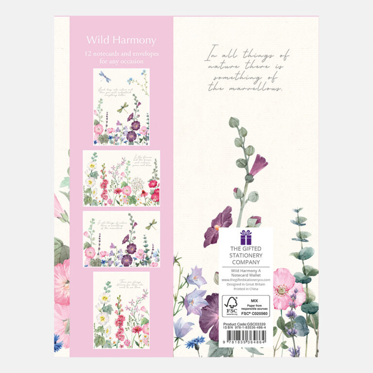 Notecard Wallet – Wild Harmony