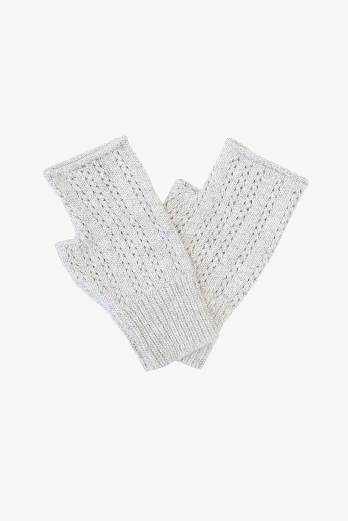 Florence Fingerless Gloves - Grey