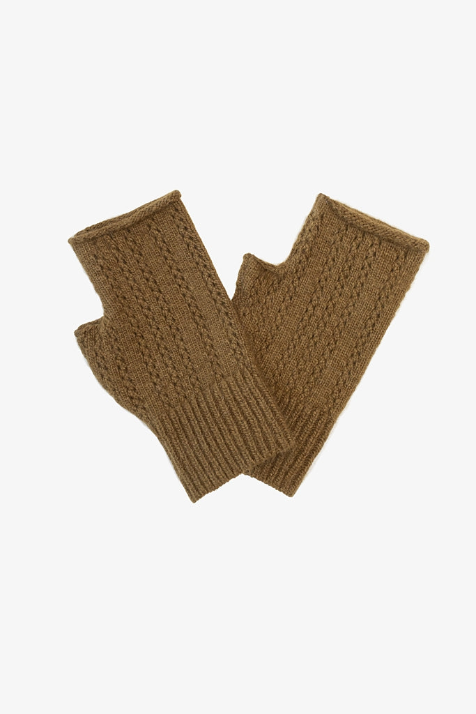 Florence Fingerless Gloves - Olive