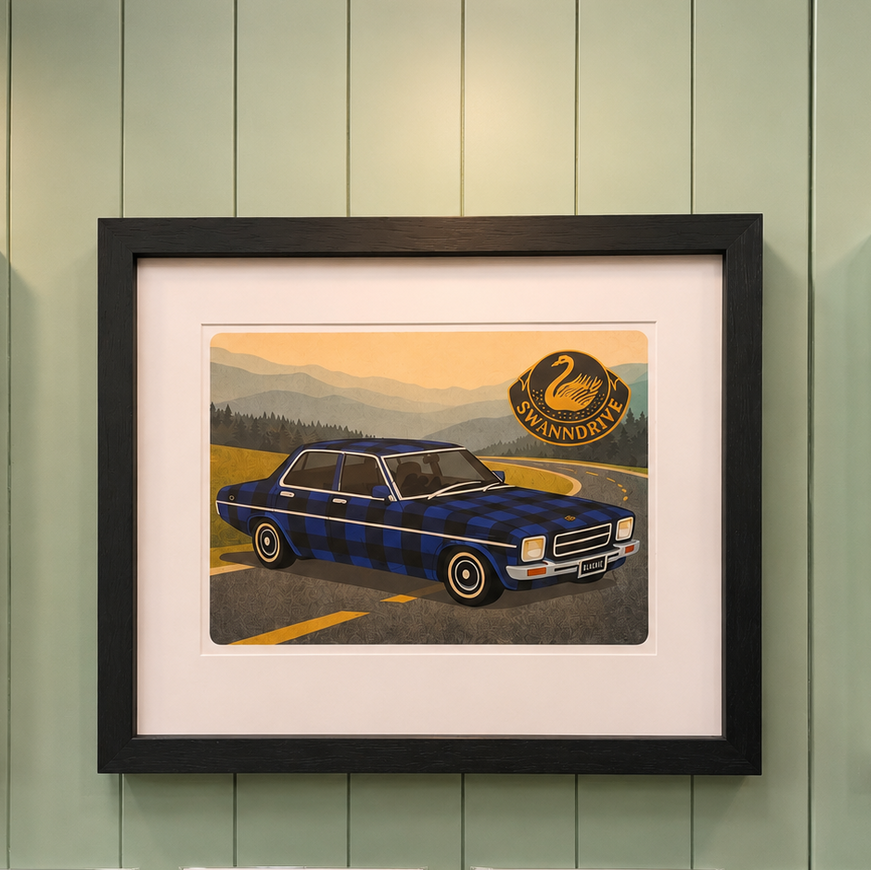 Swandrive Art Print