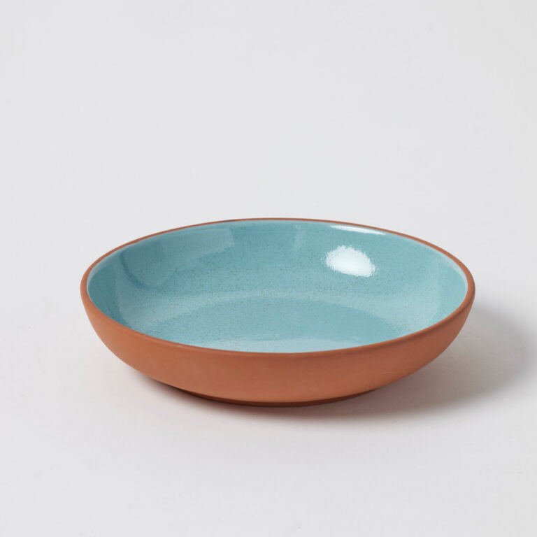Casa Sol Medium Shallow Bowl – Blue