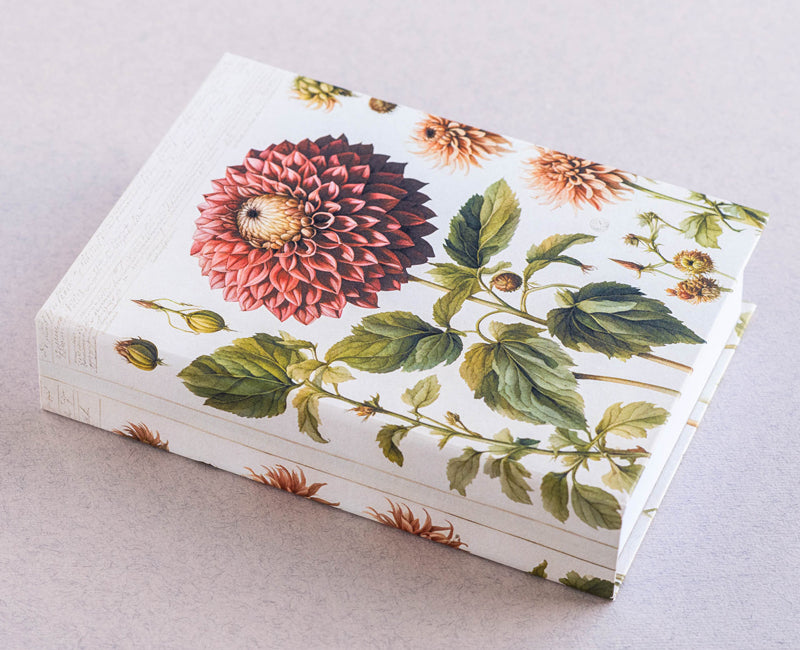 Jotter Pad – Red Dahlias