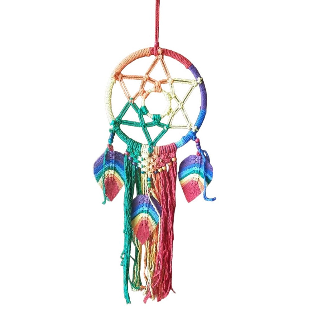 Multi Flower of Life Dreamcatcher 22cm