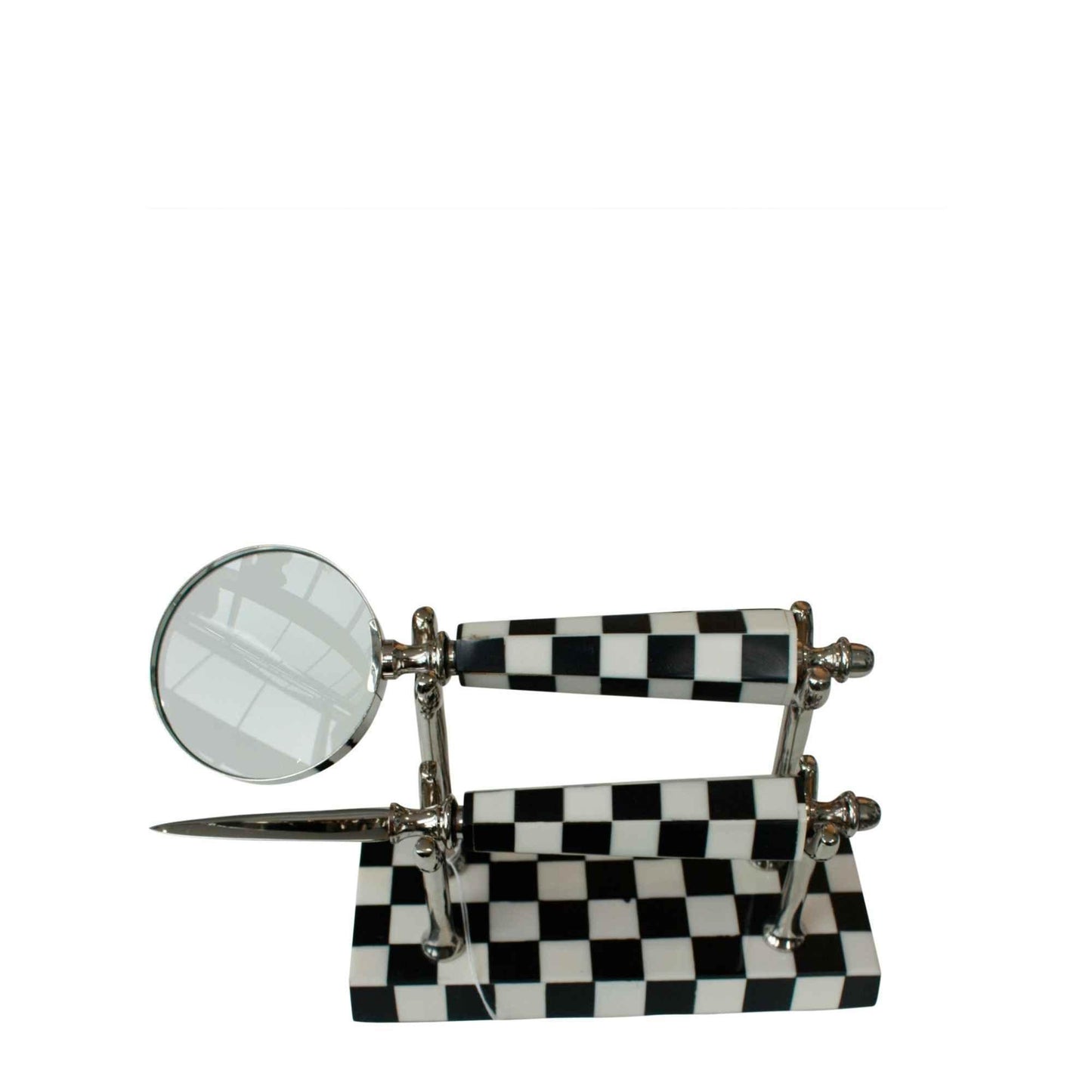 Checker Letter Opener & Magnifier on Stand