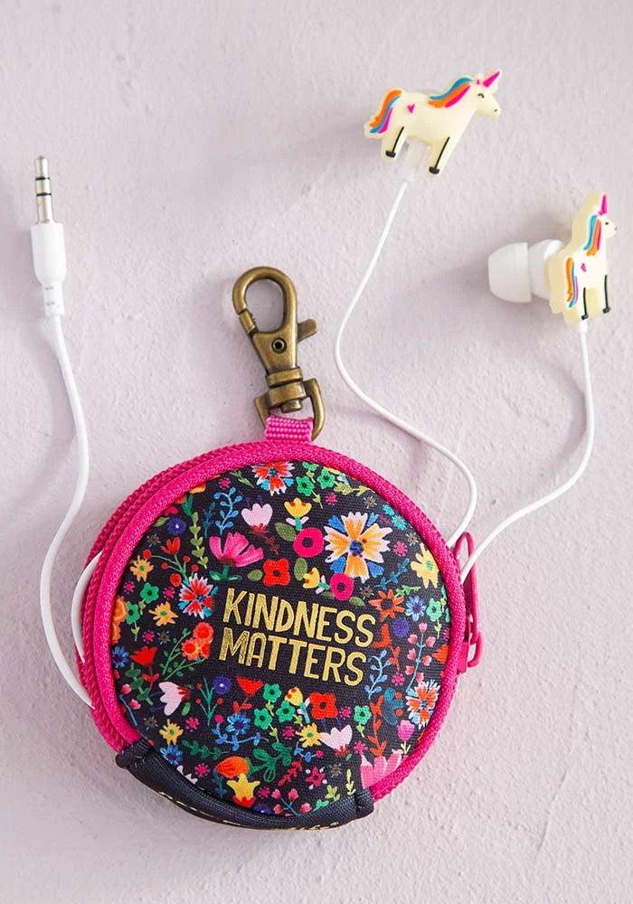 Earbuds Unicorn Kindness Matters