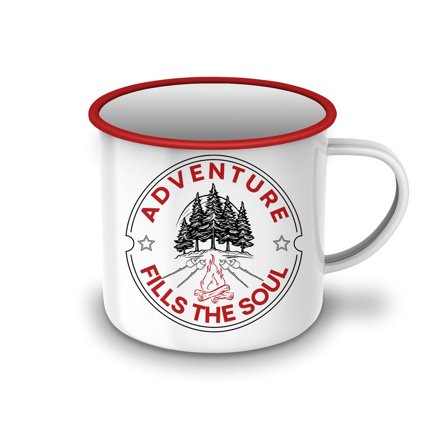 Krafftman - Enamel Mug - Adventure Fills The Soul