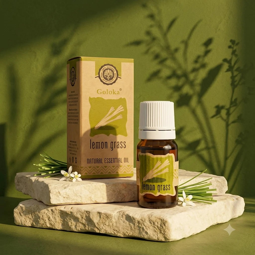 Goloka Lemon grass Essential Oil 10 ml Pack