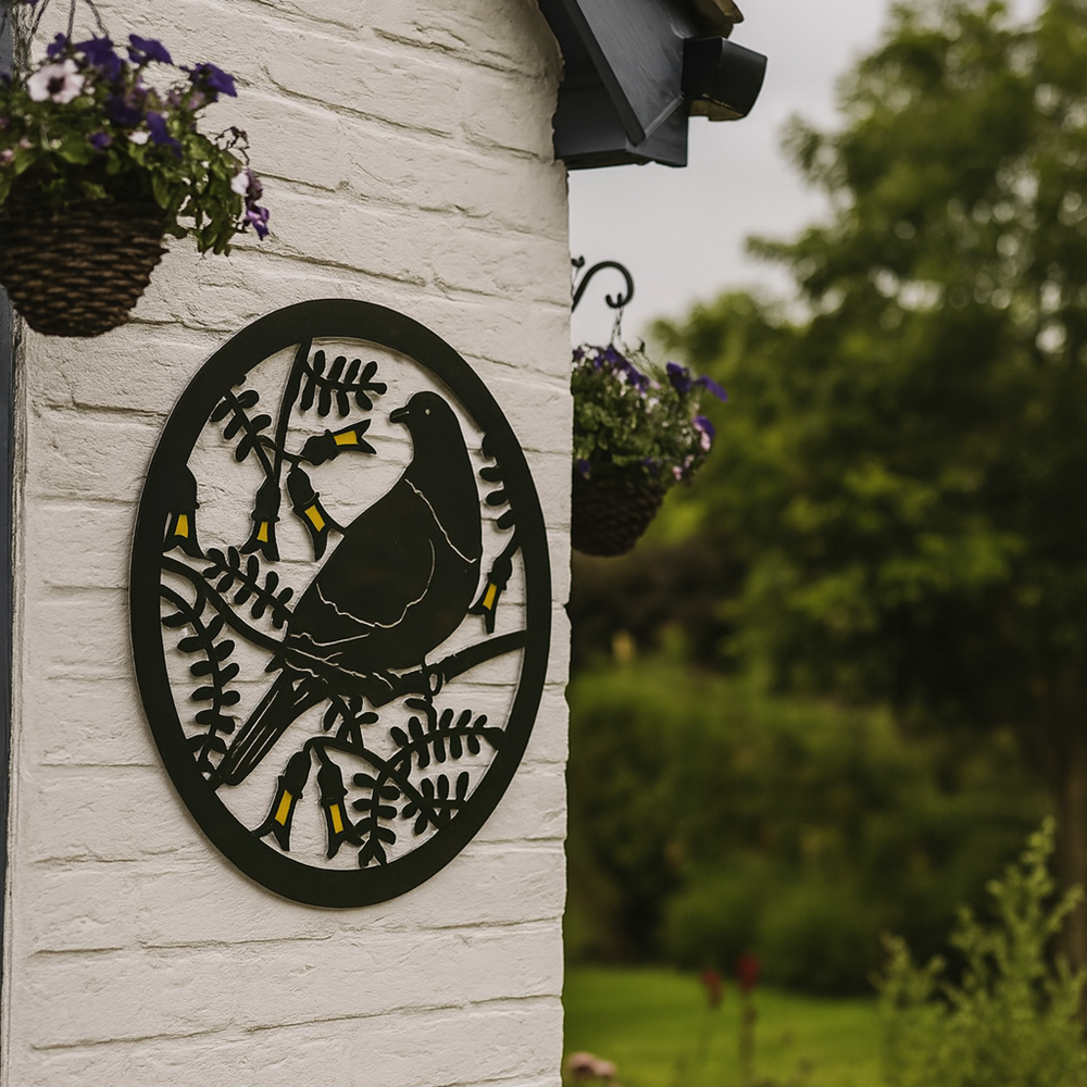 Kereru Round with Kowhai