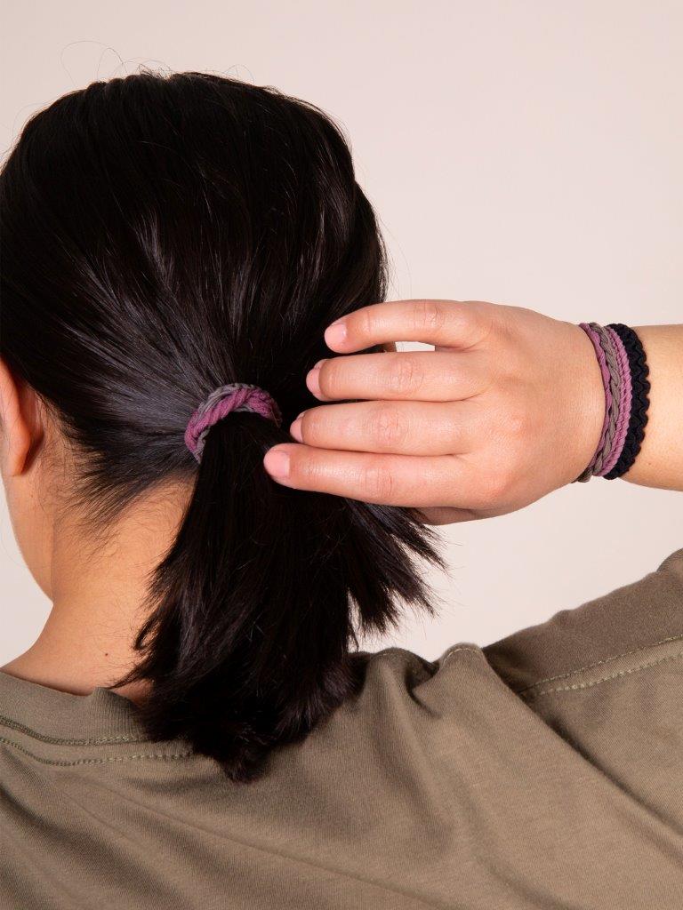 Textured Hair Ties - Set/10