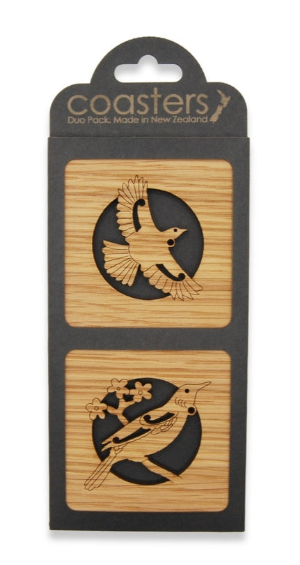 Duo Wooden Coasters Tui