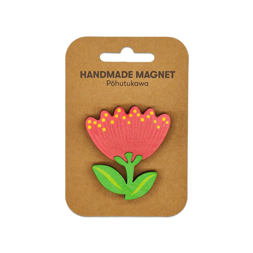 Pohutukawa Wooden Magnet