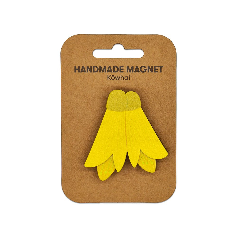 Kowhai Wooden Magnet