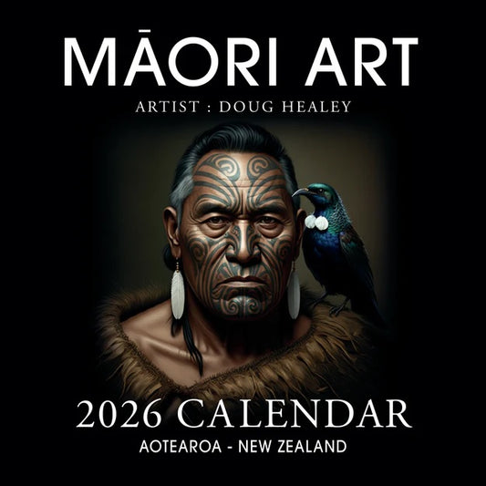 Doug Healey Calendar - New Zealand Maori Artwork 2026