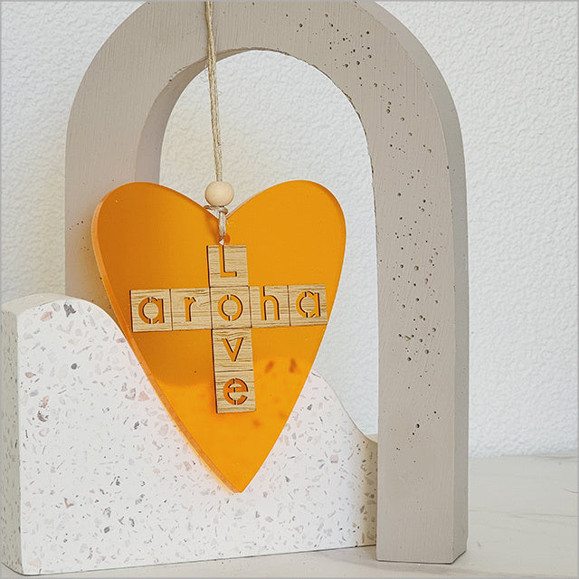 Ornament Heart: Aroha + Love