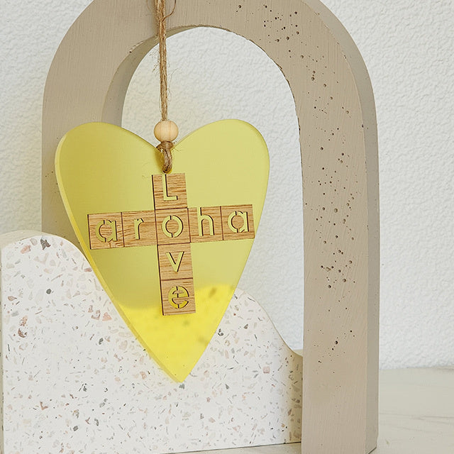 Ornament Heart: Aroha + Love