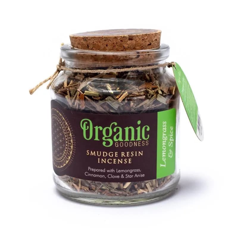 Smudge Resin Lemongrass & Spice Organic Goodness