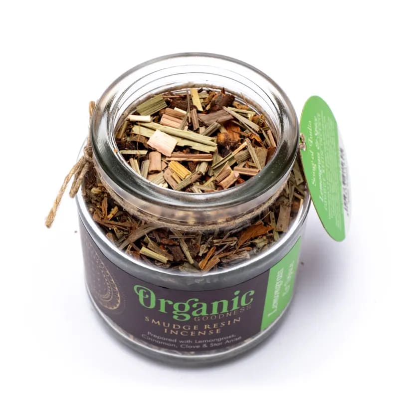 Smudge Resin Lemongrass & Spice Organic Goodness
