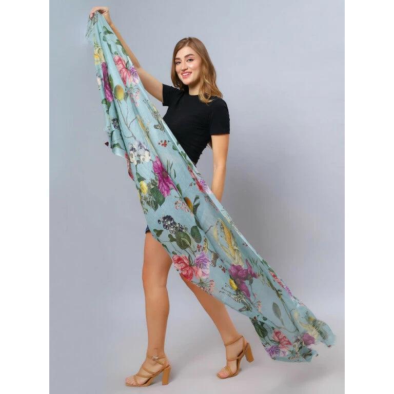 Australian Coastal Modal Silk Designer Scarf
