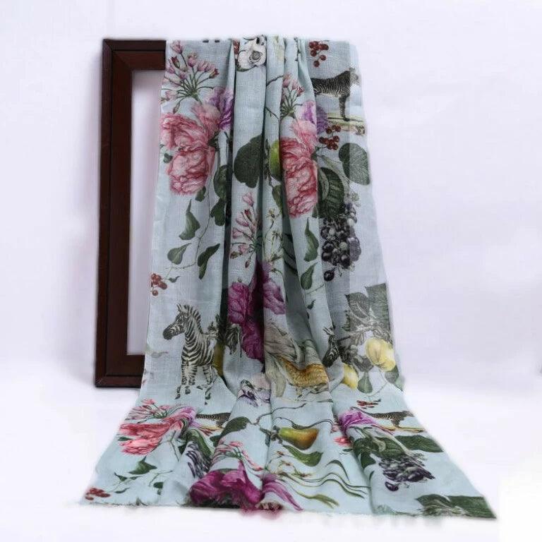Australian Coastal Modal Silk Designer Scarf