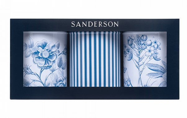 Sanderson - Etchings & Roses Set of 3 Caddies