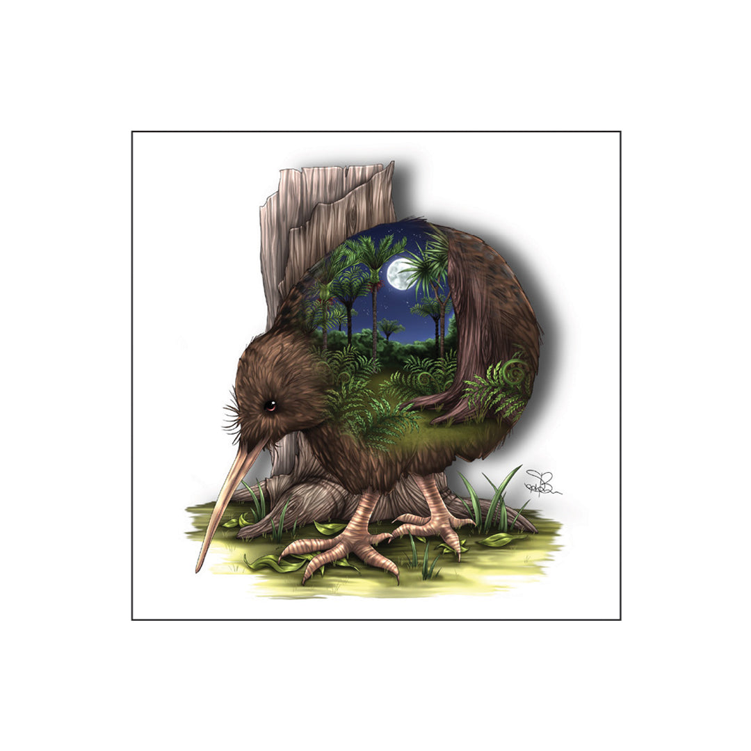 Sophie Blokker Ceramic Wall hanging - Kiwi