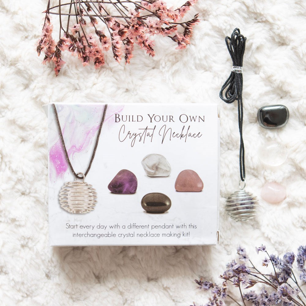 Build Your Own Crystal Necklace Kit Gift Set