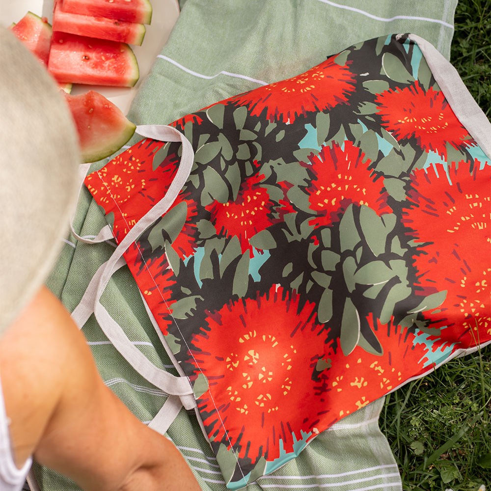 Vintage Pohutukawa Shopping Bag