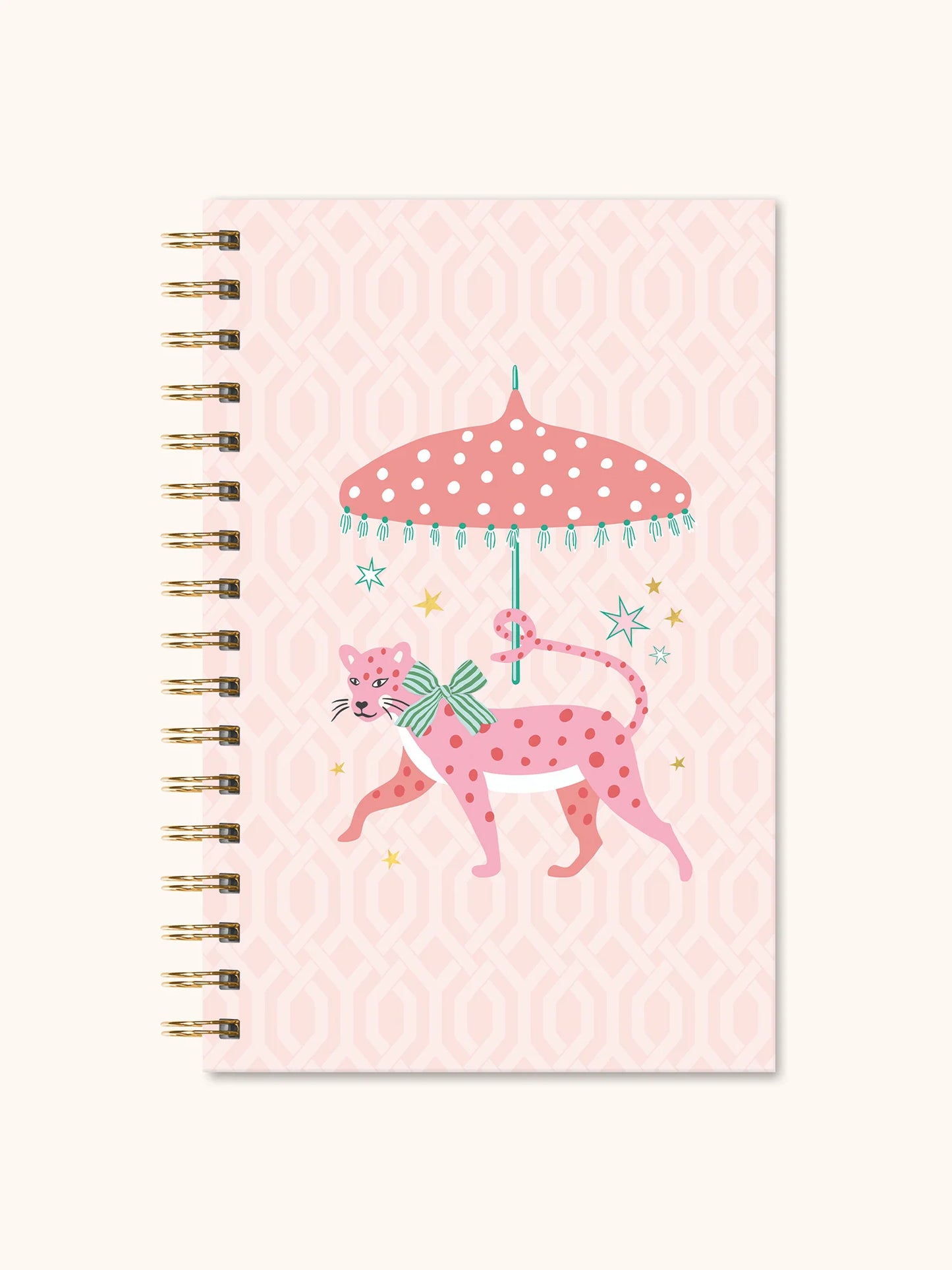 Leopard on Parade Medium Spiral Notebook