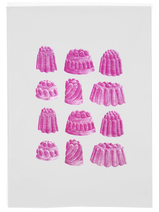 Pink Jelly Tea Towel