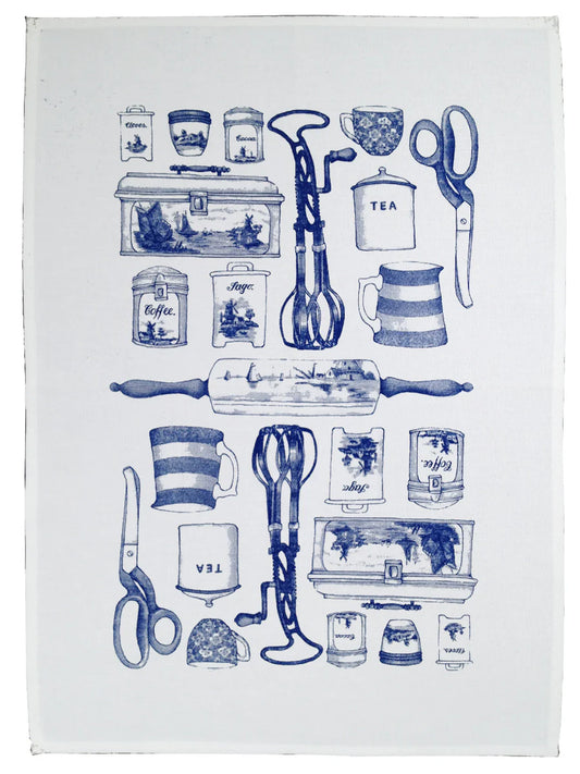 Cream Linen Olveston Tea Towel