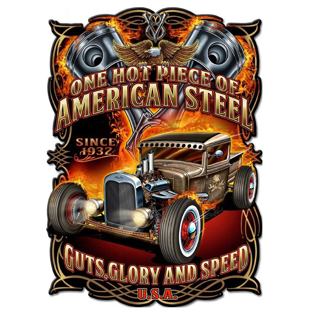 Glory Embossed Iron Wall Art