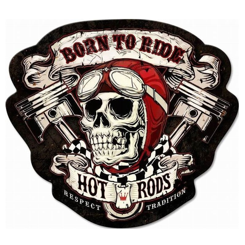 Ride Embossed Iron Wall Art