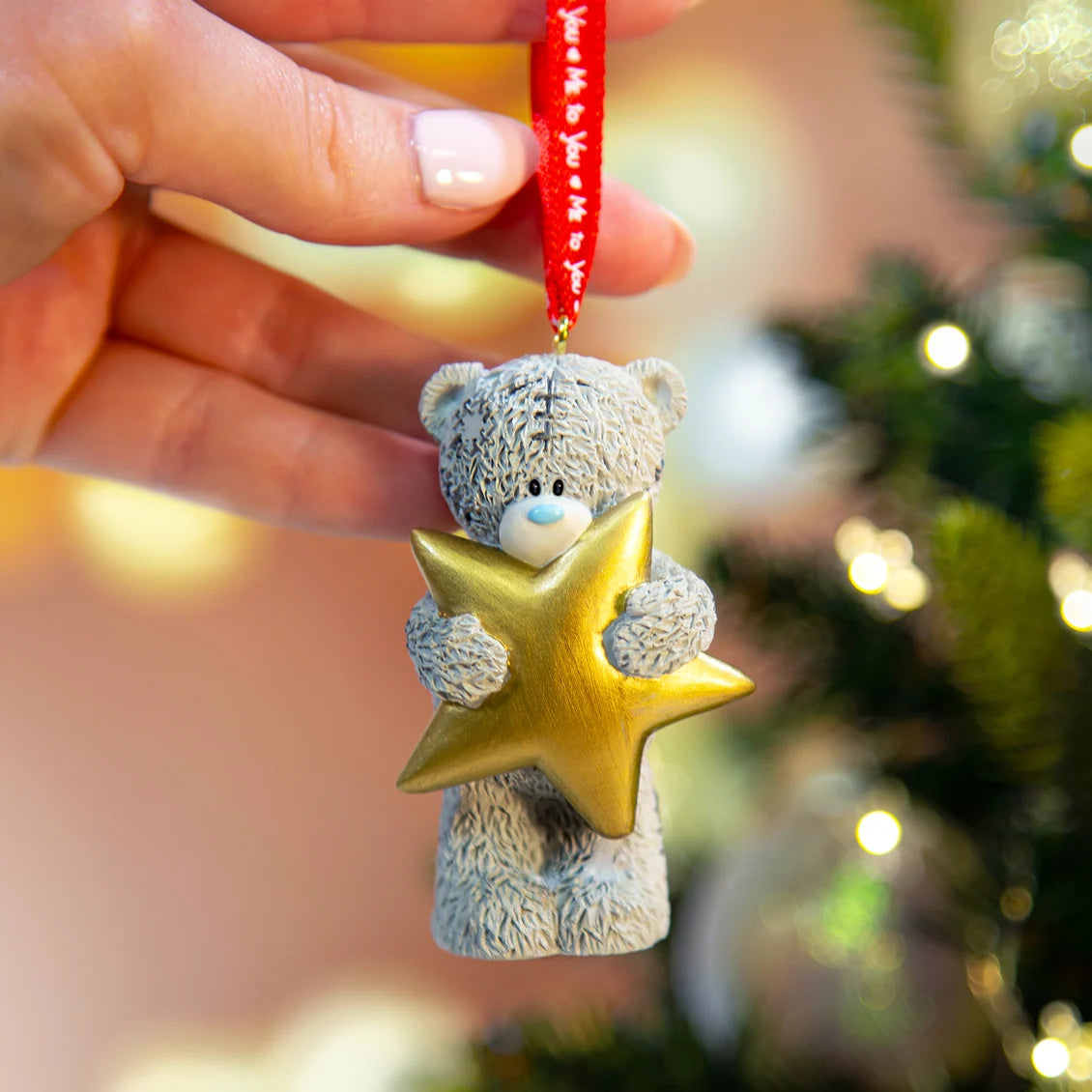 Me to You Tatty Teddy With Star Christmas Decoration